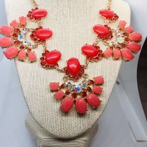 Coral Statement Necklace